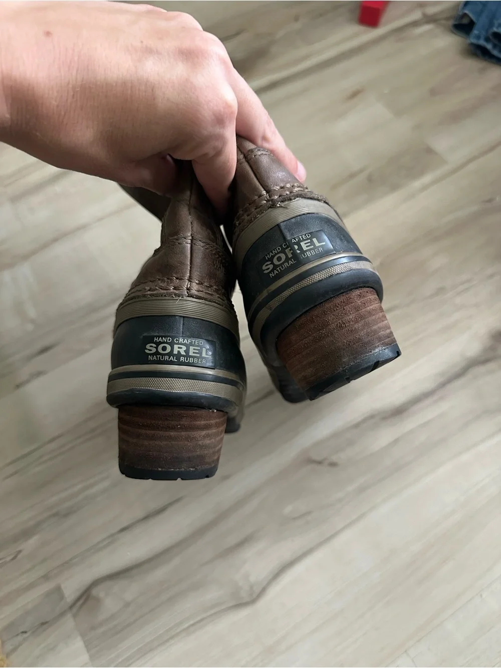 Sorel slimpack leather riding tall boot